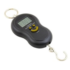 Cantar de mana digital,portabil,masurare 40 kg,precizie 10 gr - Negru