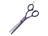 Cumpara ieftin Foarfeca de Filat Jaguar White Line Pastel Plus Offset Viola Relax 5.5 inch - 14 cm