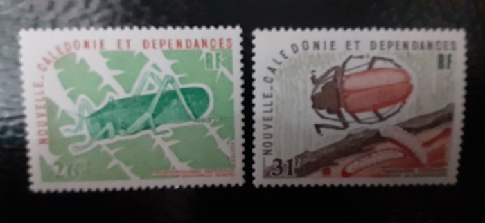 Noua Caledonie-Fauna,insecte-serie completa ,nestampilat MNH (C1)