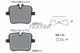 TEXTAR 2203901 set placute frana,frana disc
