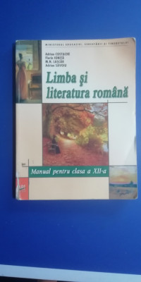 myh 31f - Manual limba romana - clasa 12 - ed 2008 - piesa de colectie foto