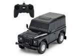 MASINA CU TELECOMANDA LAND ROVER DEFENDER NEGRU CU SCARA 1 LA 24