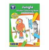 Cumpara ieftin Carte de colorat cu activitati in limba engleza si abtibilduri - Jungla