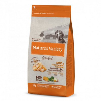 Nature&amp;amp;#039;s Variety Dog Selected Junior No Grain Chicken 2 kg foto