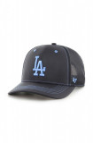 47 brand sapca MLB Los Angeles Dodgers culoarea negru, cu imprimeu, B-XRAYD12BBP-BK