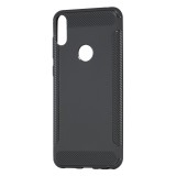 Husa TPU OEM Carbon Anti-slip pentru Asus Zenfone Max Pro (M2) ZB631KL, Gri