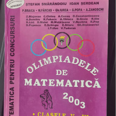 OLIMPIADELE DE MATEMATICA CLASELE V-VI SMARANDOIU SERDEAN ZANOSCHI POPA IUREA