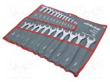 Set chei combinate PROLINE oţel crom-vanadium 24 bucăţi
