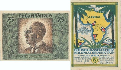 1921 ( 4 XI ) , 75 pfennig ( Grabowski/Mehl 0088.3-3/6 ) - Germania aUNC foto