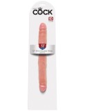 Vibrator Slim Double Dildo Light 12&quot;
