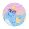 Suport PopSockets original Narwhal Princess