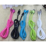 Cablu micro USB gumat roz, Autohelix MSA