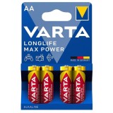 Varta-Max Power Baterii Alcaline Aa LR6, 4 Bucăți