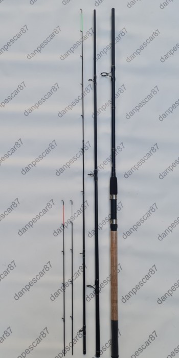 Lanseta fibra de carbon FL Aqua feeder 3,6 m actiune 120-180 gr