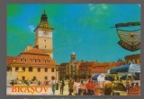 CPIB 20703 CARTE POSTALA - BRASOV. PIATA SFATULUI, Circulata, Fotografie