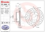 BREMBO 09.A966.1X XTRA LINE - Xtra Disc frana