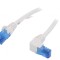 Patch Cord Ethernet Alb U/UTP Cat6a 0.5m