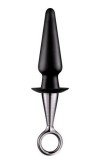 Dop anal flexibil cu 4 bile 5&quot; SILICONE BUTT PLUG I (22cm)