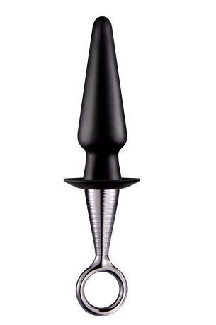 Dop anal flexibil cu 4 bile 5&quot; SILICONE BUTT PLUG I (22cm)