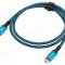 Cablu USB-C LANBERG 4.0 1.5m 240W nichelat dublu ecranat