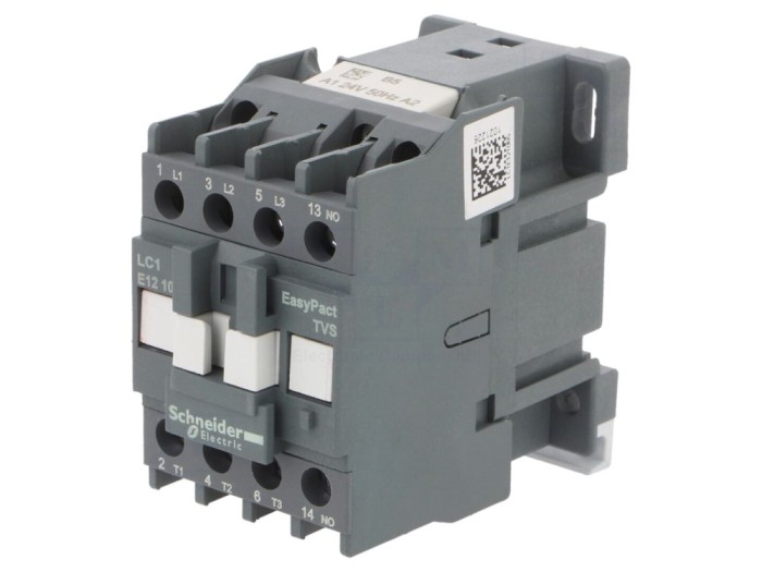 Contactor 3P NO 24VAC 12A