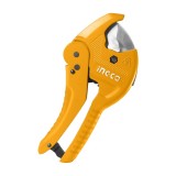 Cleste Taietor Tevi PVC/PPR 225mm INGCO HPC0442 &ndash; Taiere 3-42mm, Sistem cu Clichet, Manere Ergonomice