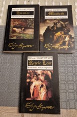 Regele Lear Hamlet Macheth Shakespeare 3 volume