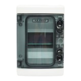 Tablou sigurante aplicat 1 rand, 4 module, IP65, 210x140x100mm Breckner Germany