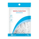 Ata dentara cu scobitoare, set 100 bucati, dental floss picks