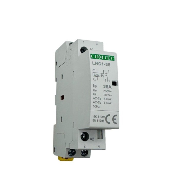 Contactor modular Comtec LNC1-25, 25A, 230V, 2 NO
