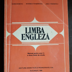 Limba engleză. Manual pentru anul V, a doua limbă de studiu - Doris Bunaciu