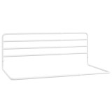 Cumpara ieftin Balustrada de protectie pat copii, alb, (76-137)x55 cm, fier