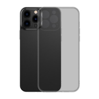 Husă De Protecție Din Sticlă Mată Baseus Pentru IPhone 13 Pro Neagră (ARWS000401) 6932172601706 foto