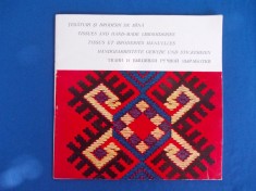 TESATURI SI BRODERII DE MANA , ALBUM EDITAT DE UCECOM , PERIOADA COMUNISTA **