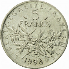 Moneda 5 FRANCS / FRANCI - FRANTA, anul 1993 *cod 1728 A foto