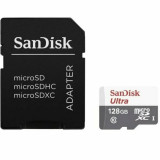Card memorie cu adaptor microSD 128GB SanDisk SDSQUNR-128G-GN6TA, 128 GB