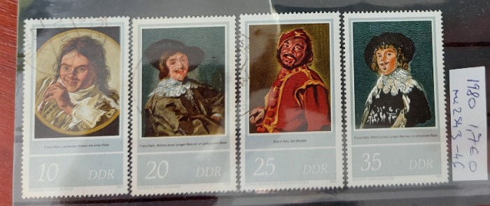 TS21 - Timbre serie DDR 1980 Mi2543-46