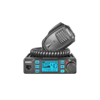 Statie CB AVANTI Delta PRO, SQL-ASQ, voltaj 12/24V, VOX, Roger Beep, RF Gain, Multi-color Automotive TrustedCars foto