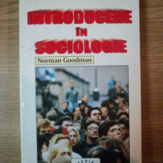 INTRODUCERE IN SOCIOLOGIE de NORMAN GOODMAN 1992