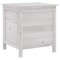 Lada depozitare de gradina alb 50x49x56,5 cm lemn masiv de brad