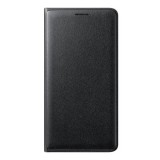 Husa de protectie Flip Wallet Samsung pntru Galaxy J3 (2016), Negru