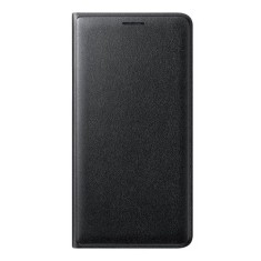 Husa de protectie Flip Wallet Samsung pntru Galaxy J3 (2016), Negru