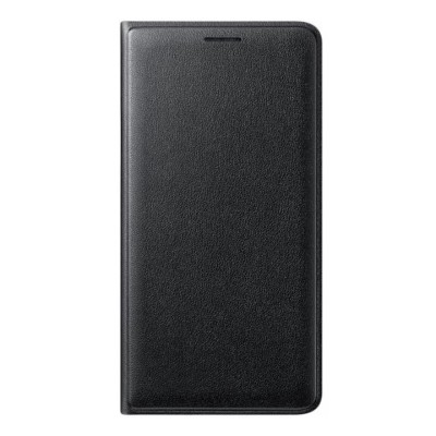 Husa de protectie Flip Wallet Samsung pntru Galaxy J3 (2016), Negru foto