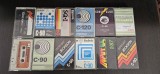 Casete audio vintage din anii '70 și '80 diverse marci . LOT 12 BUCATI , NU CUNOSC CE ESTE INREGISTRAT PE ELE !