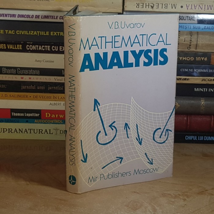 V.B. UVAROV - MATHEMATICAL ANALYSIS , MIR , 1988 *