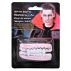Dinti Vampir Halloween, Alb/Roz, Marime Unica, Confortabili, Flexibili, Accesorii Costum Carnaval Barbati/Femei