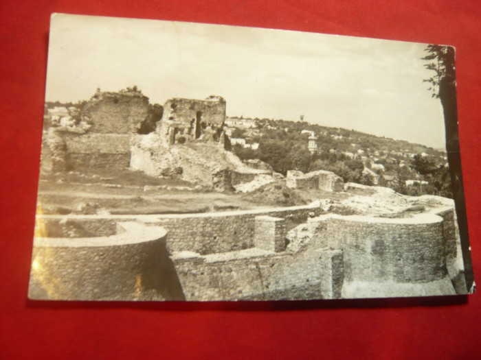 Ilustrata Suceava -Ruinele Cetatii circulat 1964