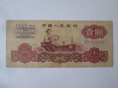 China 1 Yuan 1960 foto