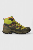 Helly Hansen pantofi CASCADE MID barbati, culoarea verde