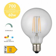 Sursa de iluminat (Pack of 5) LED Medium Globe Light Bulb (Lamp) ES/E27 6W 700LM